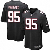 Nike Men & Women & Youth Falcons #95 Babineaux Black Team Color Game Jersey,baseball caps,new era cap wholesale,wholesale hats